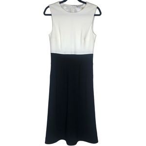 Calvin Klein White and Black Dress